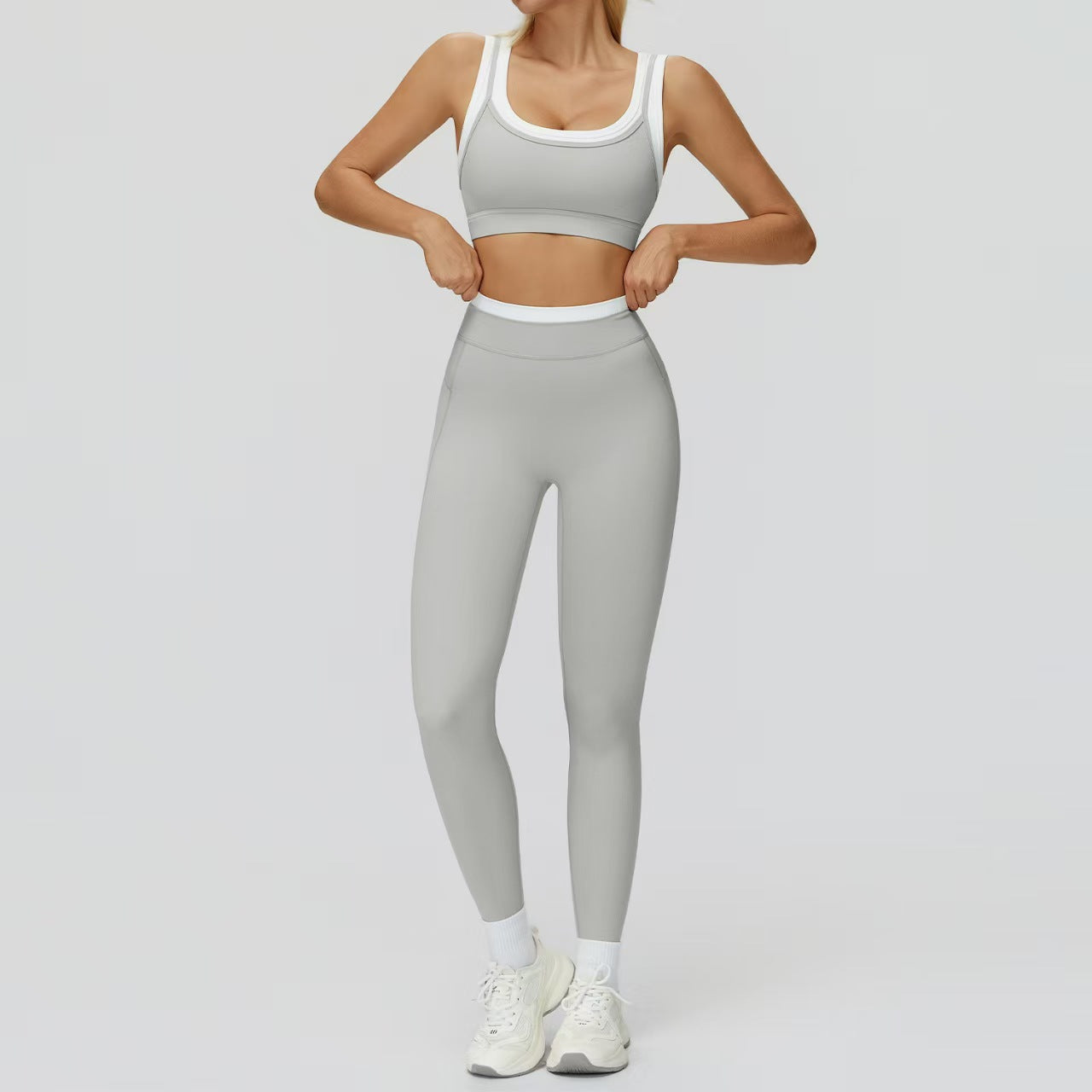 T588-917   High waisted outdoor leisure versatile fitness suit