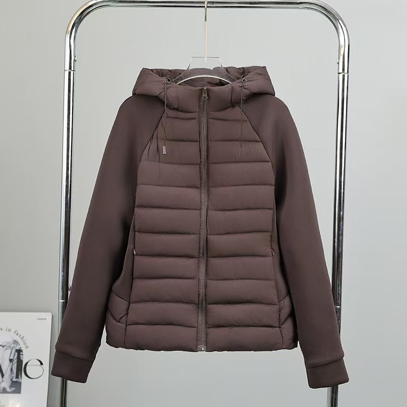 T588-743  Splicing new long coat for slim fit-GYYF