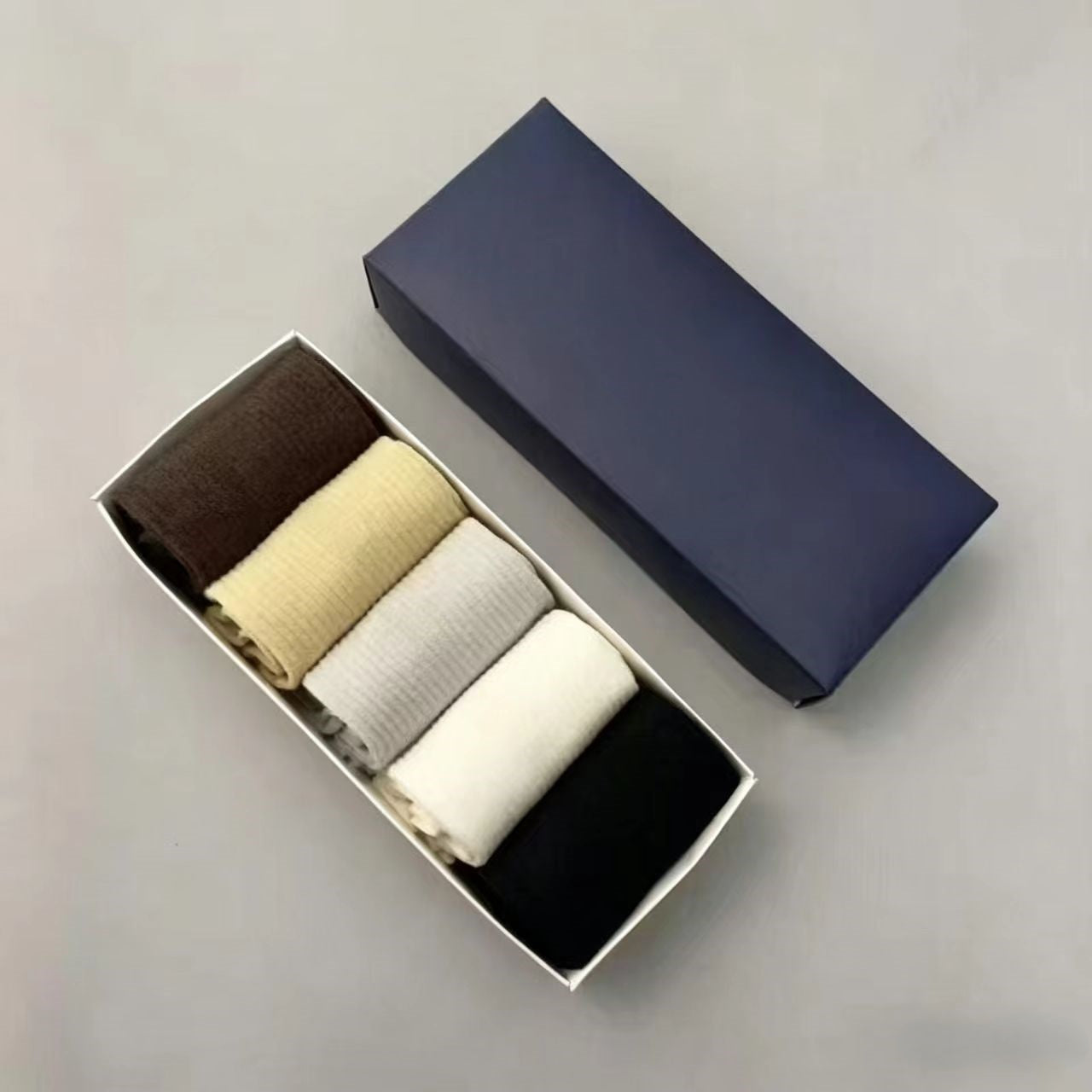 T588-1111  Boxed solid color casual versatile breathable