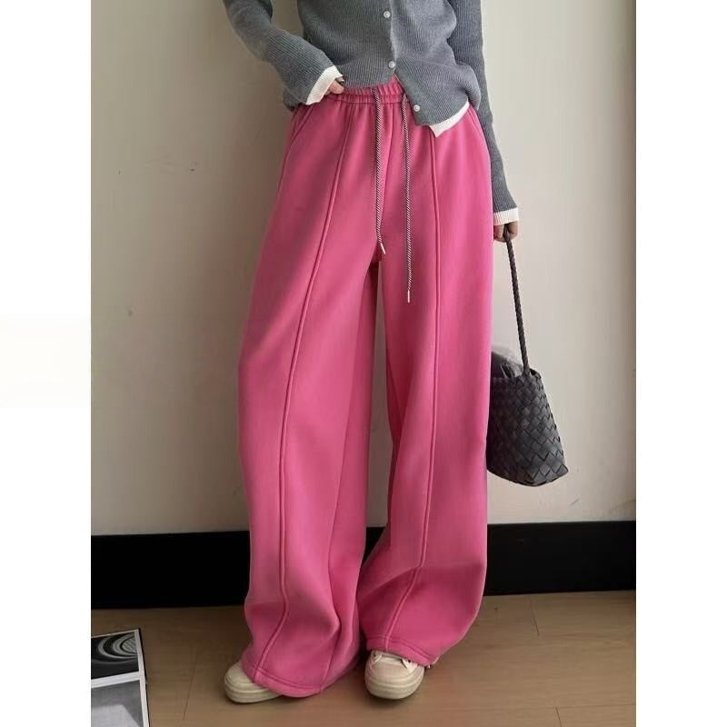 T588-631 -Casual loose wide leg pants-1688YF